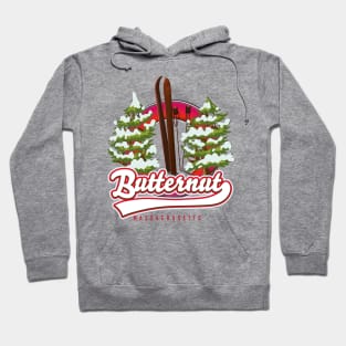 Butternut Massachusetts Ski logo Hoodie